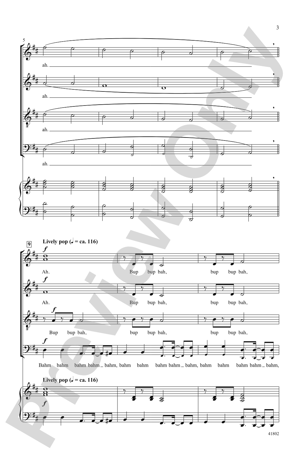 Canon!: SSATB, <I>a cappella</I> Choral Octavo