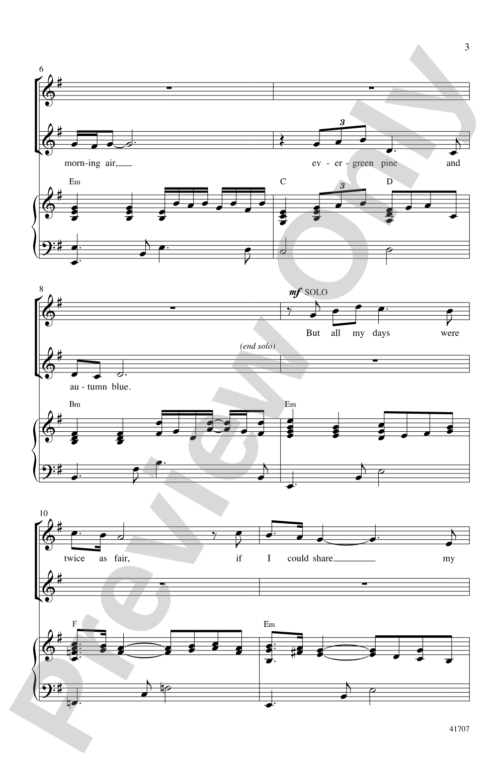 With You: SSA Choral Octavo