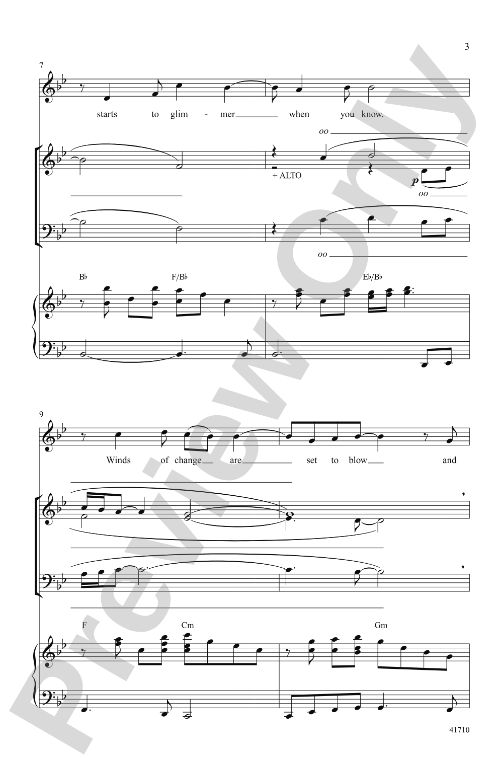 Morning Glow: SAB Choral Octavo