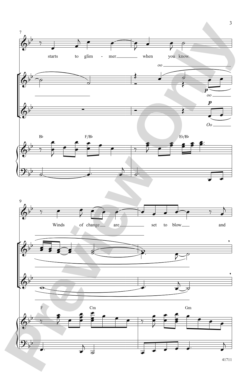 Morning Glow: SSA Choral Octavo