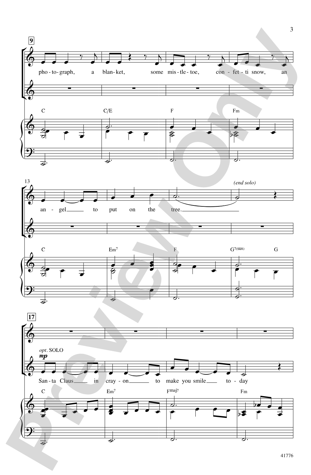 Sending You a Little Christmas: 2-Part Choral Octavo