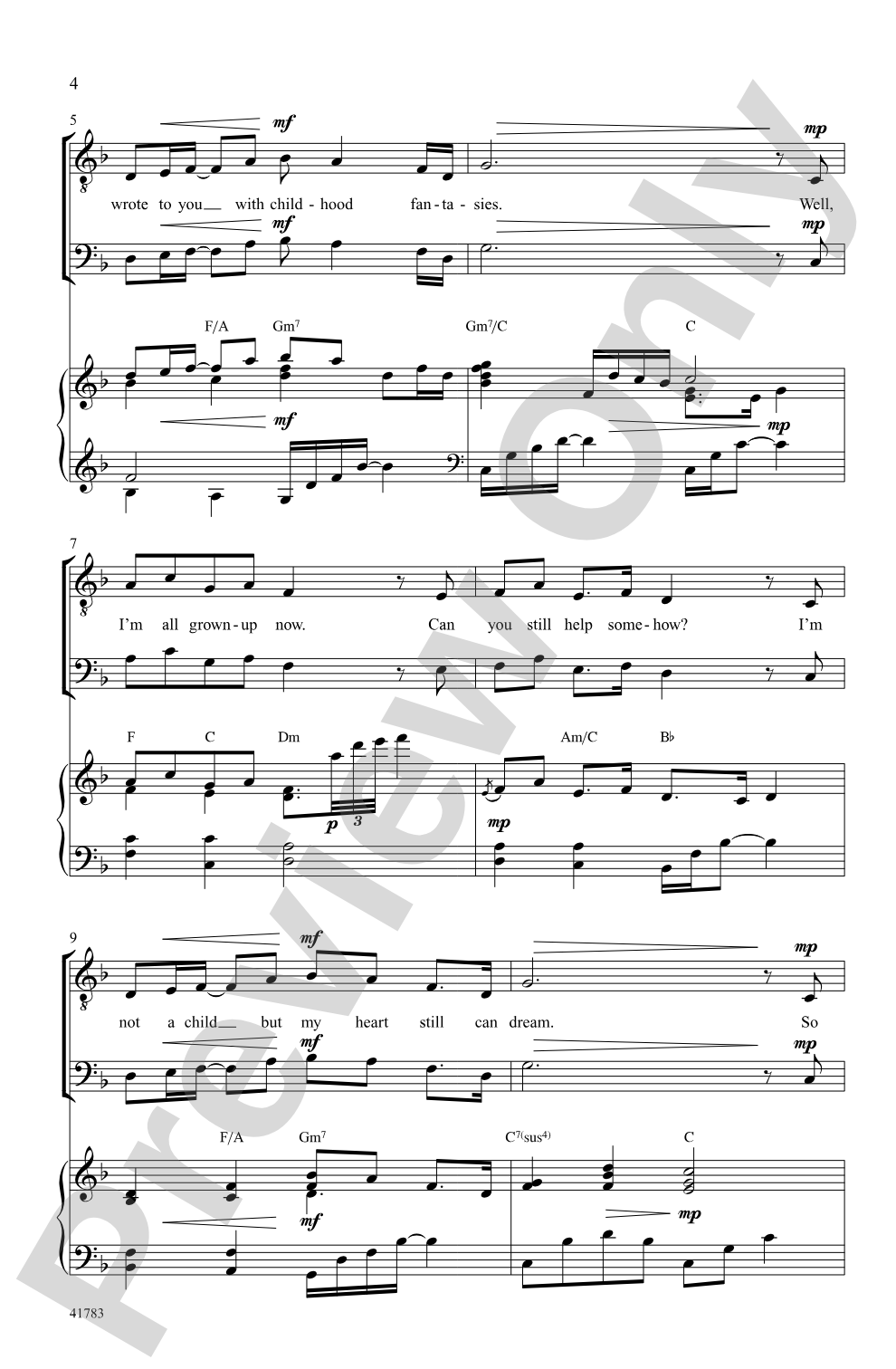 Grown-Up Christmas List: TTBB Choral Octavo