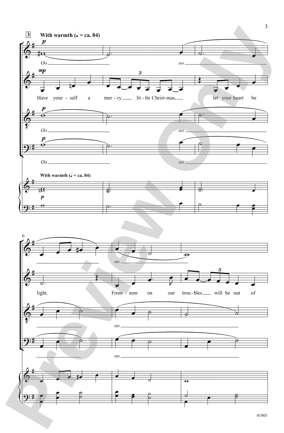 Have Yourself a Merry Little Christmas: SATB <i>a cappella</i> Choral Octavo