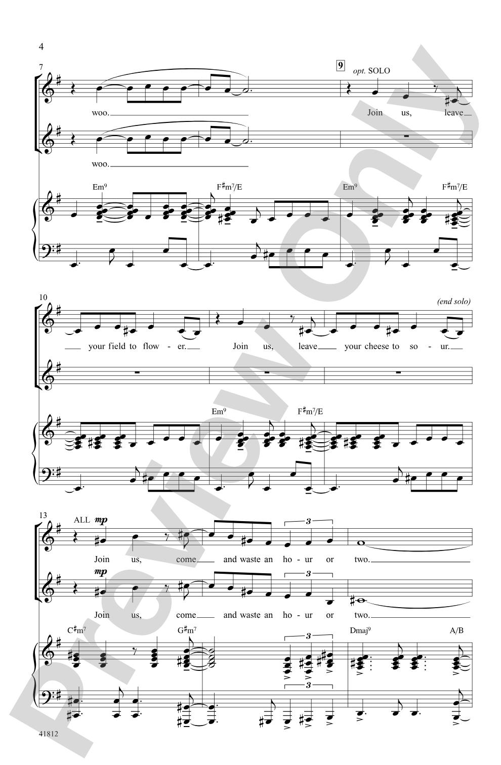 Pippin: Choral Highlights: SSA Choral Octavo