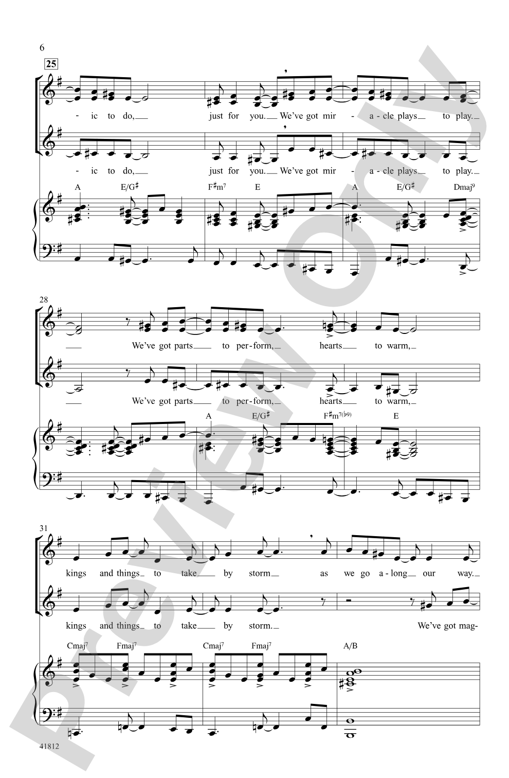 Pippin: Choral Highlights: SSA Choral Octavo