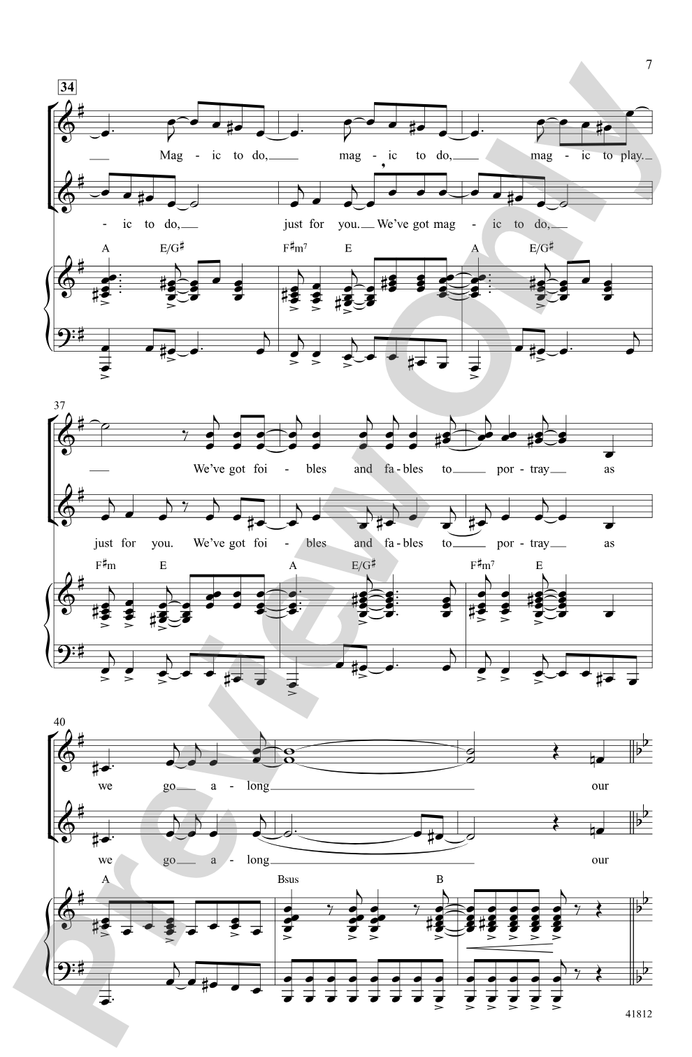 Pippin: Choral Highlights: SSA Choral Octavo