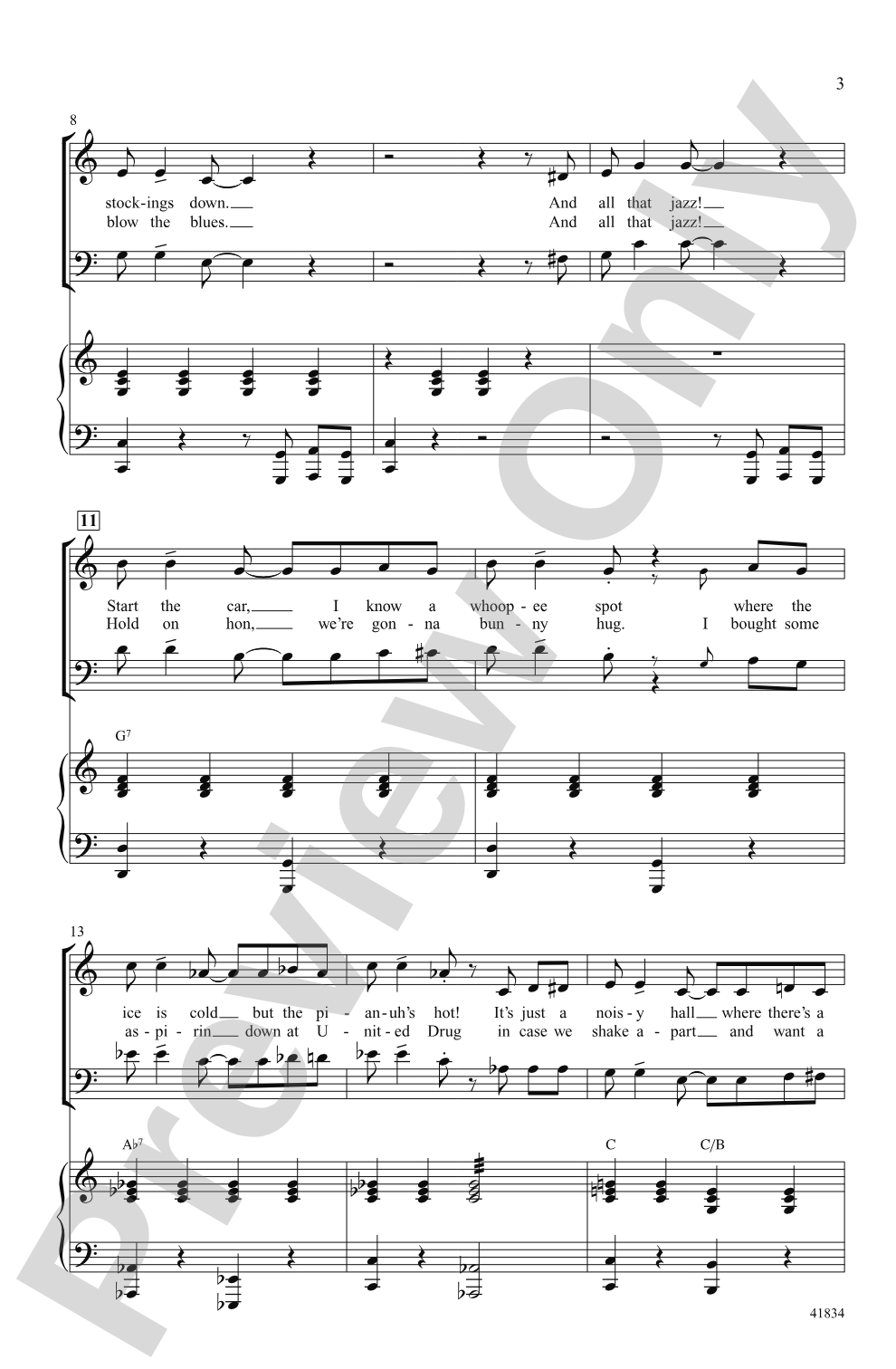 And All That Jazz: SAB Choral Octavo