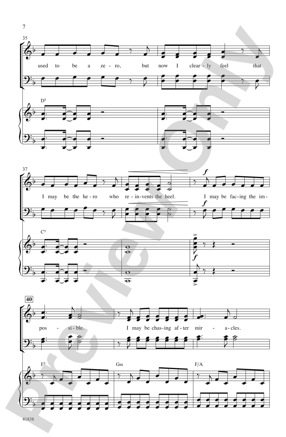 Kinky Boots: A Choral Medley: SATB Choral Octavo