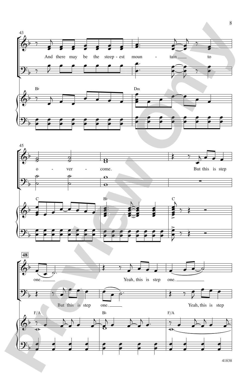 Kinky Boots: A Choral Medley: SATB Choral Octavo