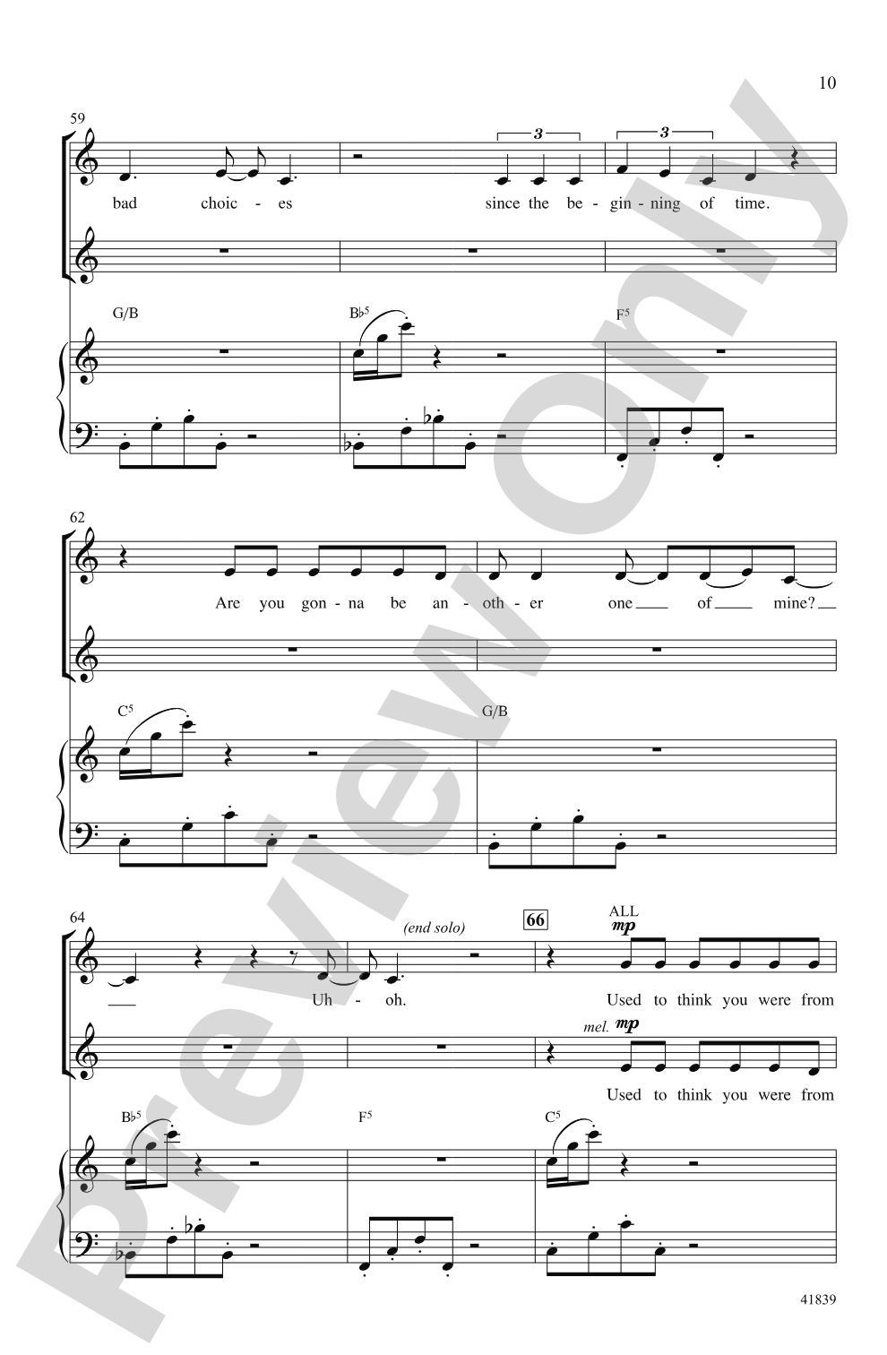 Kinky Boots: A Choral Medley: SAB Choral Octavo