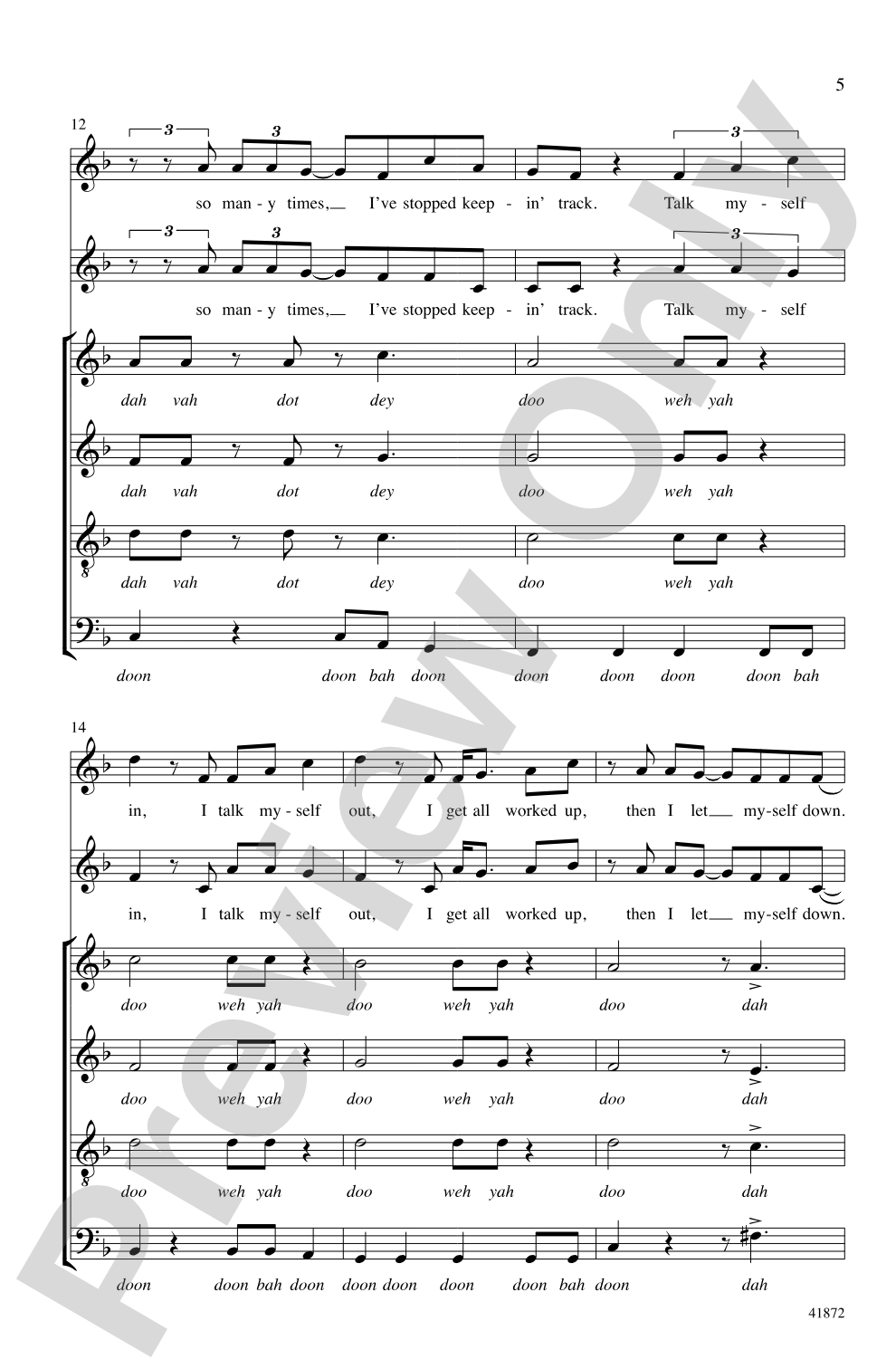 Haven't Met You Yet: SATB, <i>a cappella</i> Choral Octavo