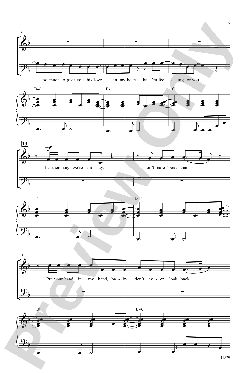 Nothing's Gonna Stop Us Now: SAB Choral Octavo