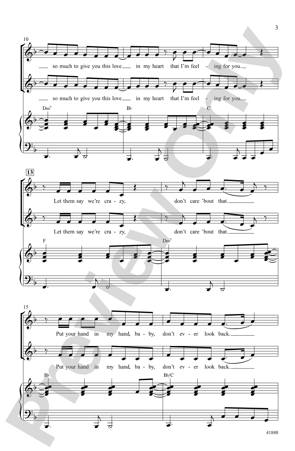 Nothing's Gonna Stop Us Now: SSA Choral Octavo
