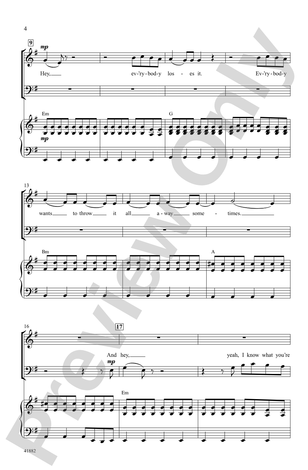 People Like Us: SATB Choral Octavo