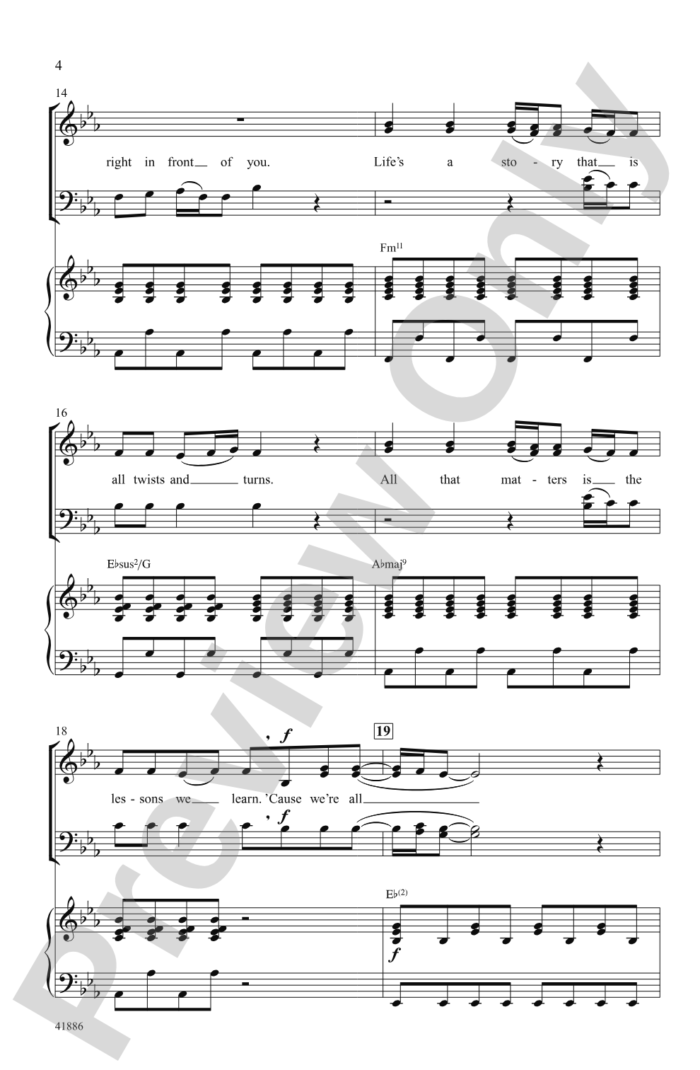 Unfinished Songs: SATB Choral Octavo