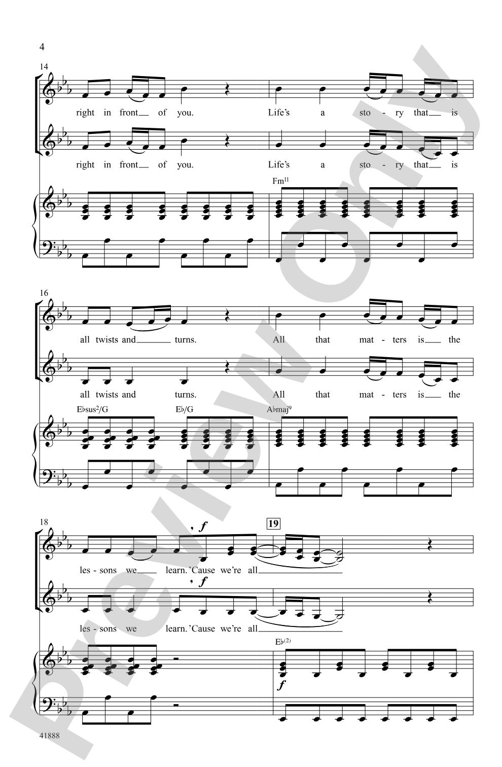 Unfinished Songs: SSA Choral Octavo