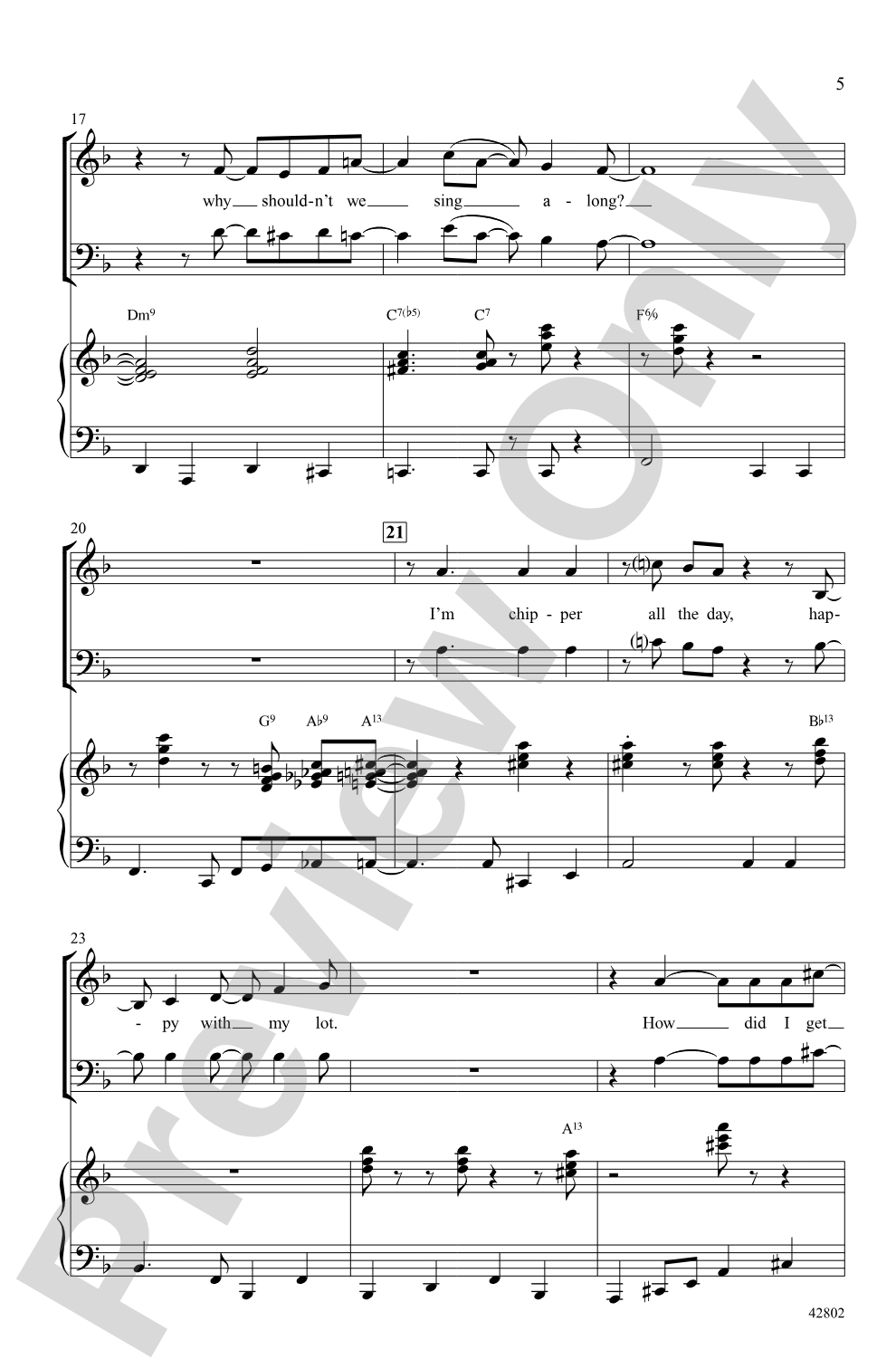 Swing's the Thing!: SATB Choral Octavo