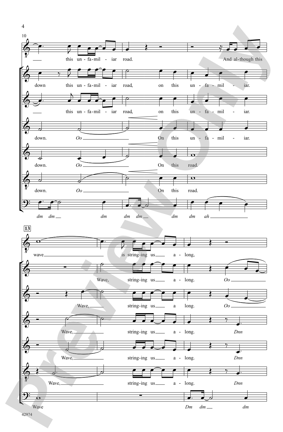 Home: SATB divisi, <i>a cappella</i> Choral Octavo