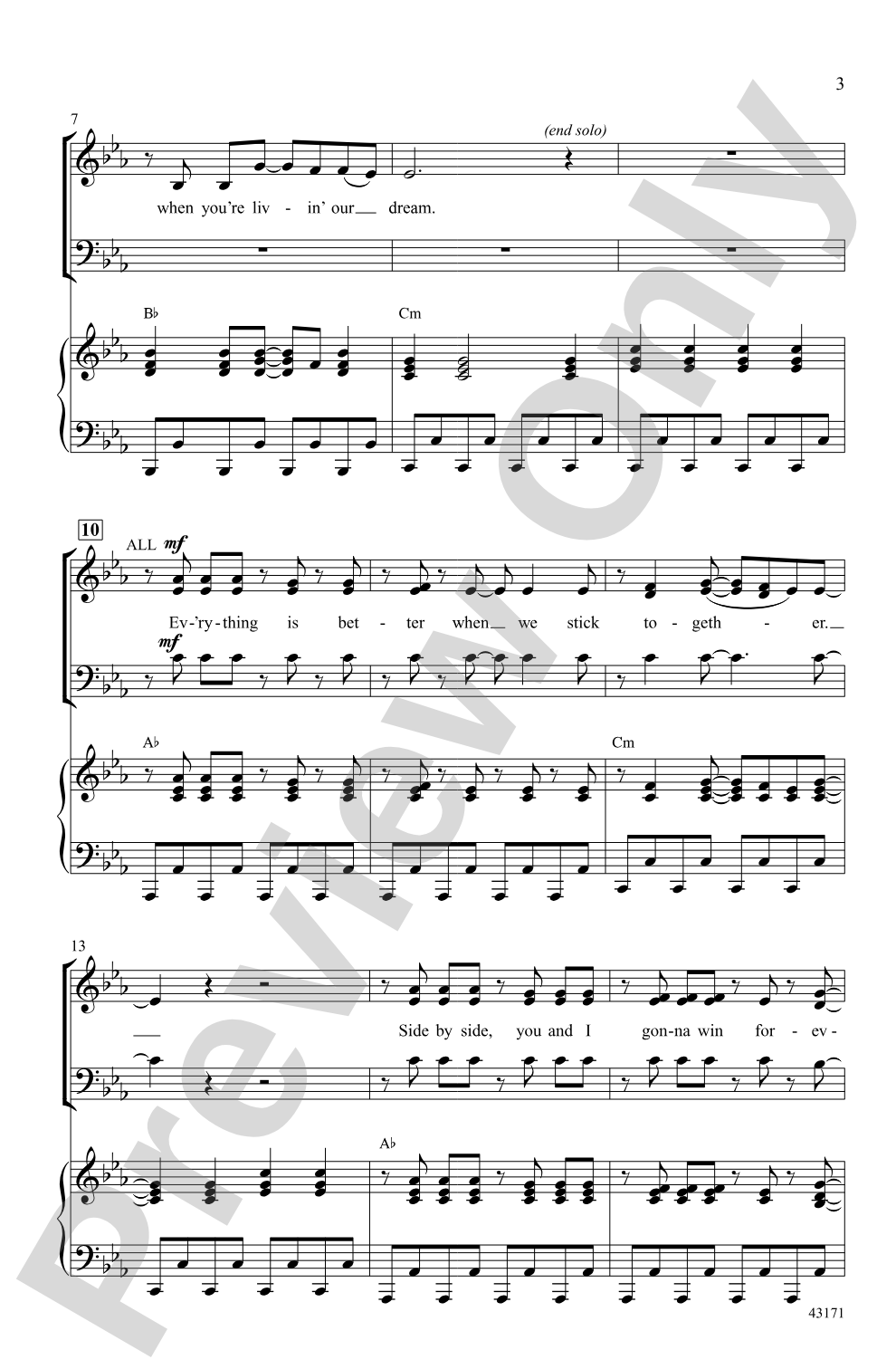 Everything is Awesome: SAB Choral Octavo