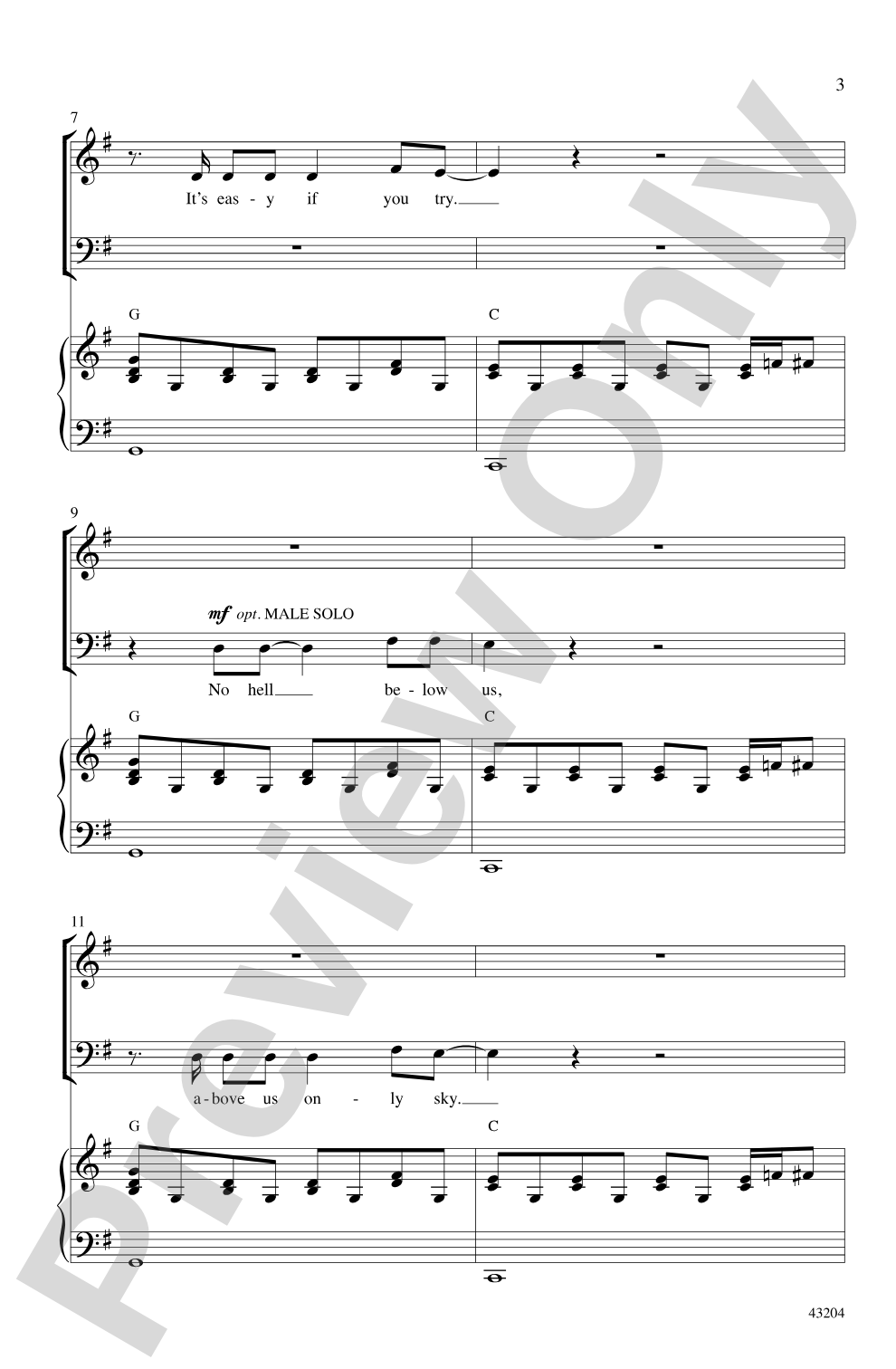 Imagine: SATB Choral Octavo