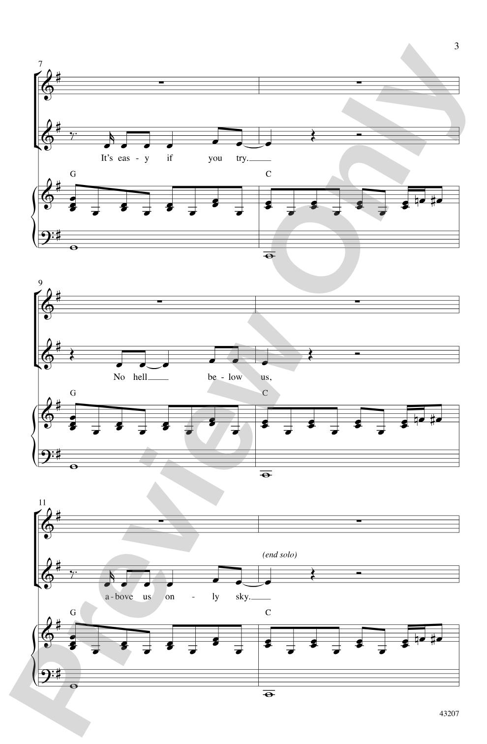Imagine: 2-Part Choral Octavo