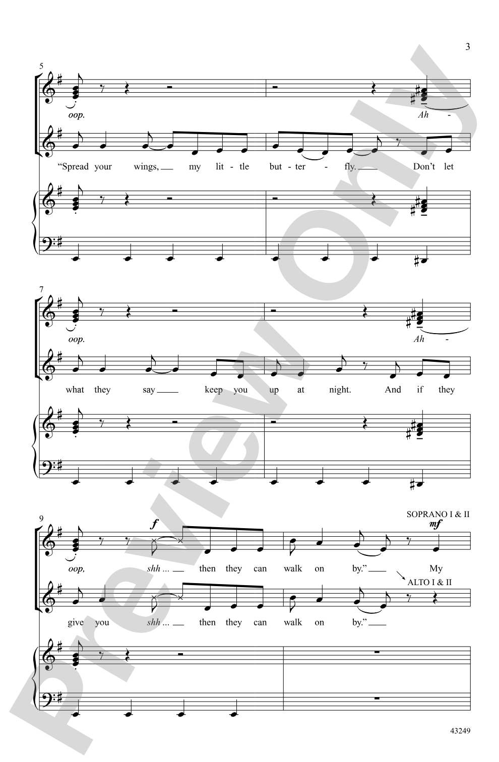 Wings (SSAA): SSAA Choral Octavo