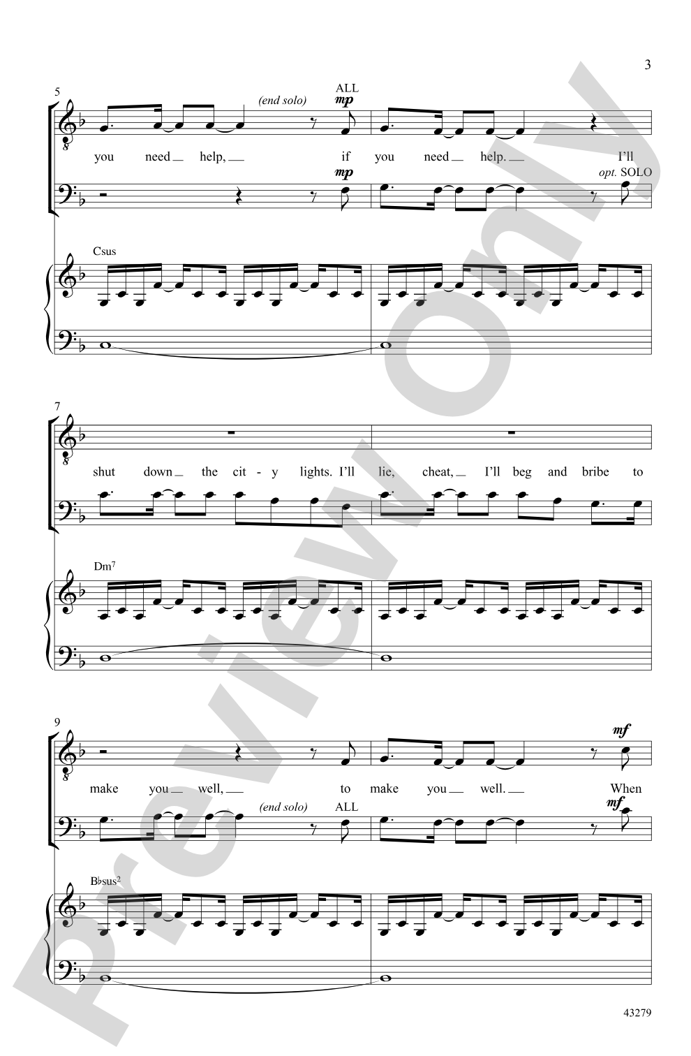 Gone, Gone, Gone (TB): TB Choral Octavo