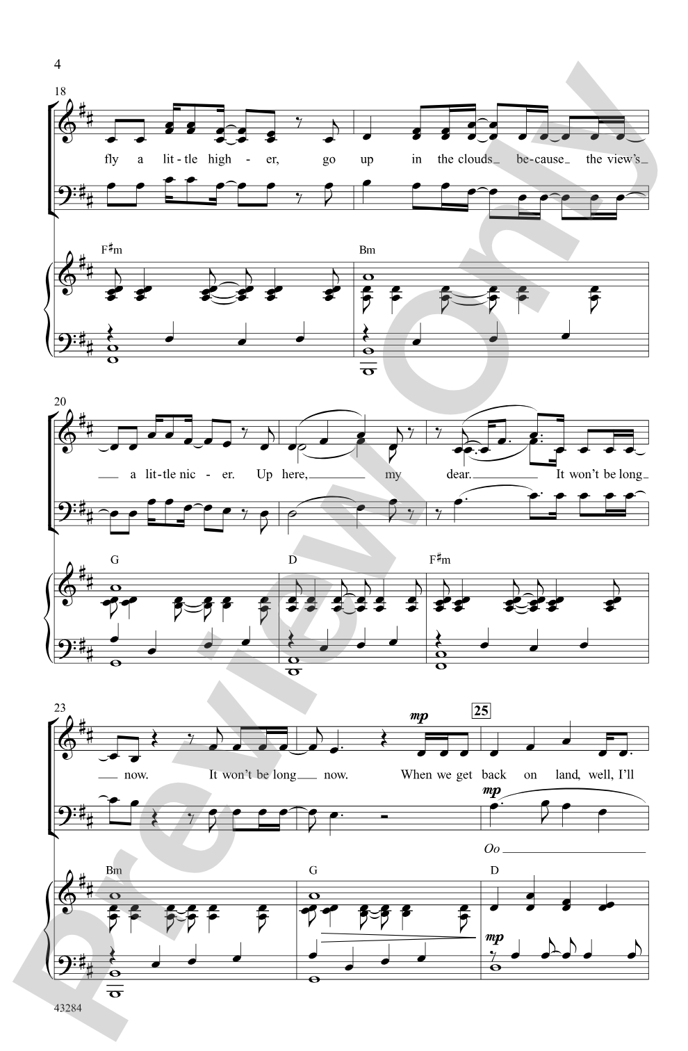 Clouds (SAB): SAB Choral Octavo