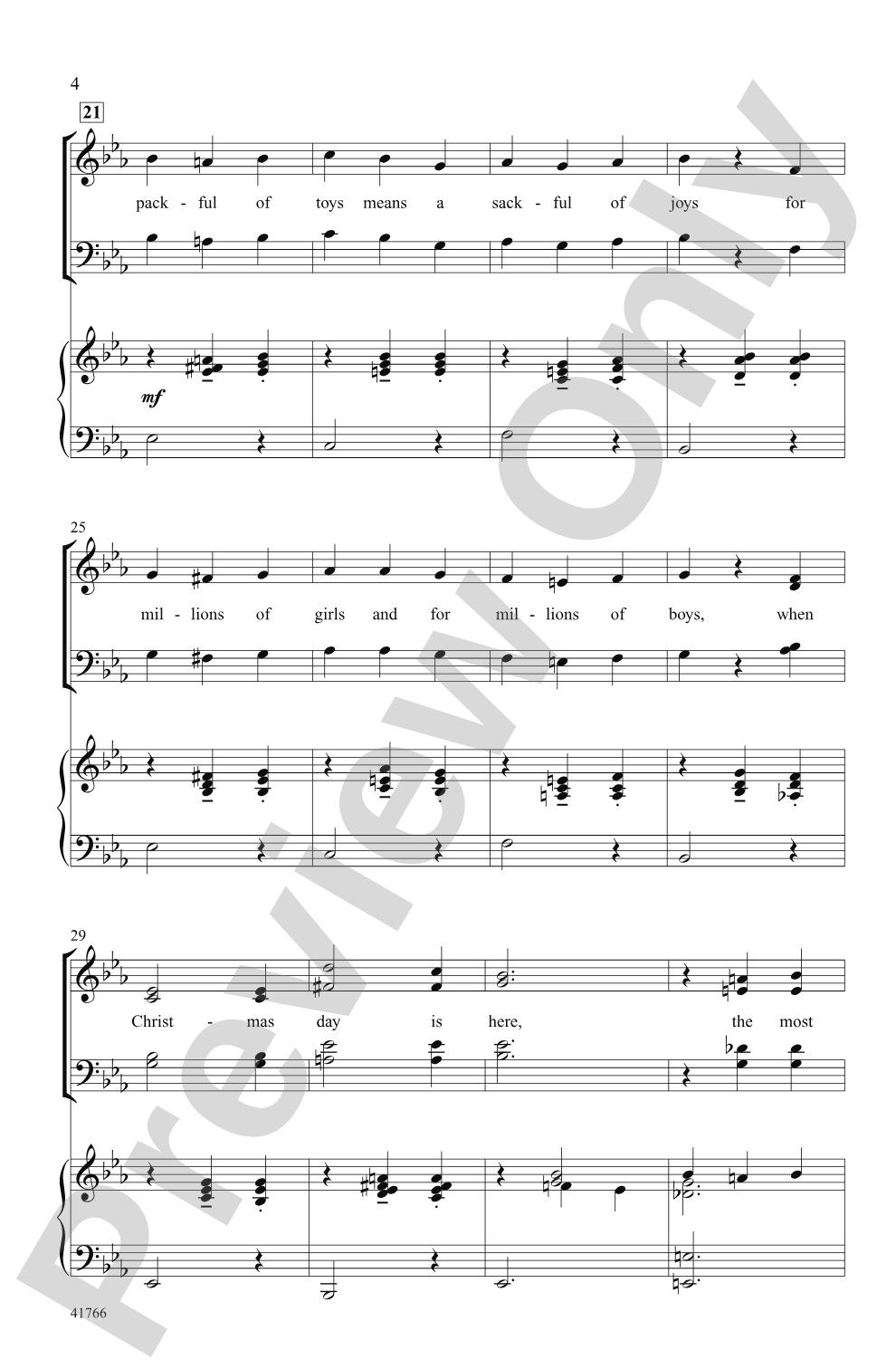 Cartoon Christmas: SATB Choral Octavo