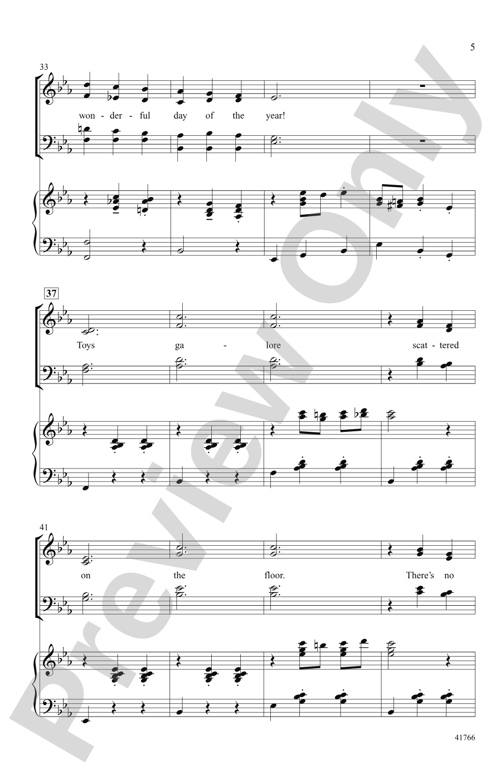 Cartoon Christmas: SATB Choral Octavo