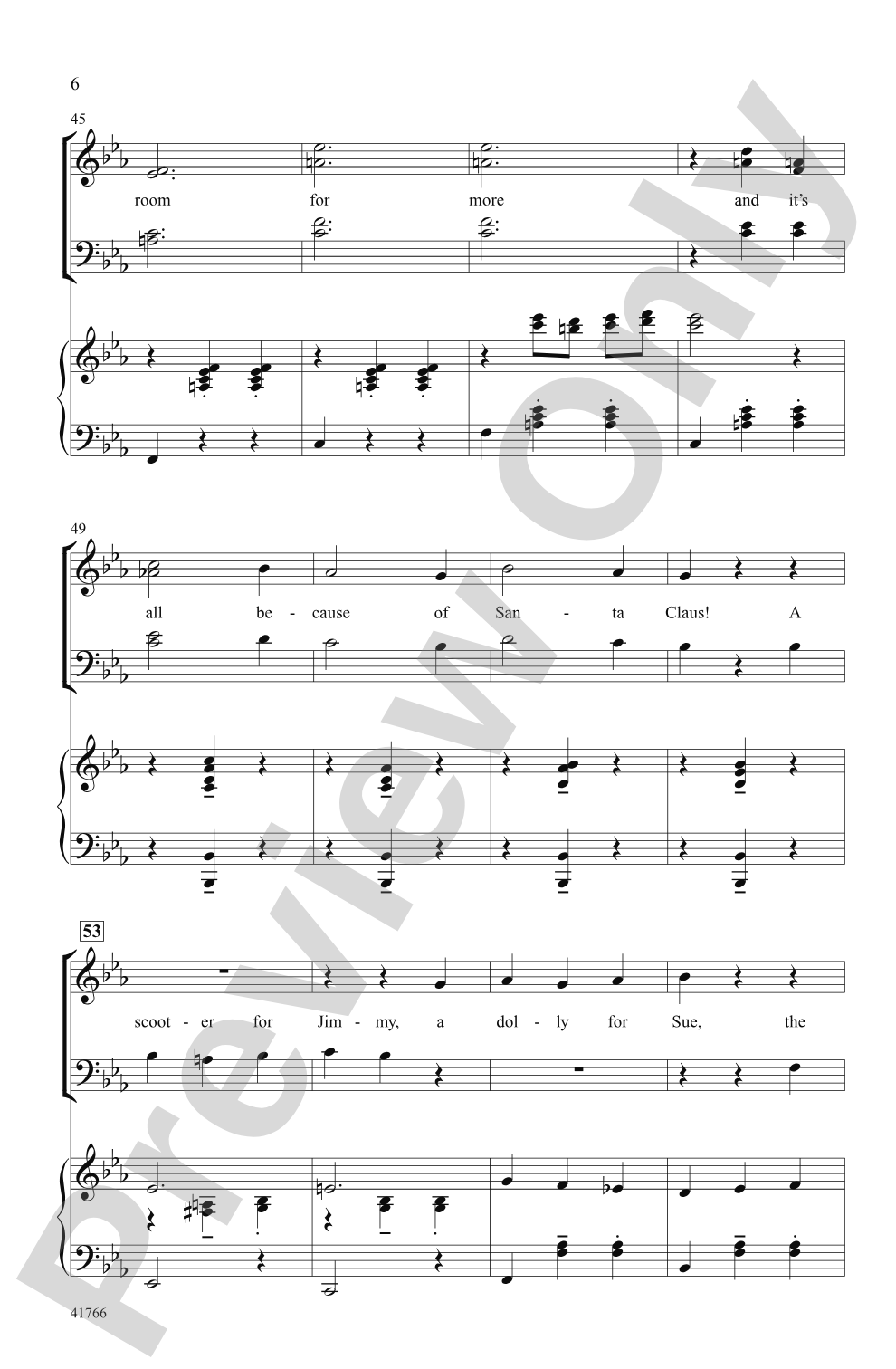 Cartoon Christmas: SATB Choral Octavo