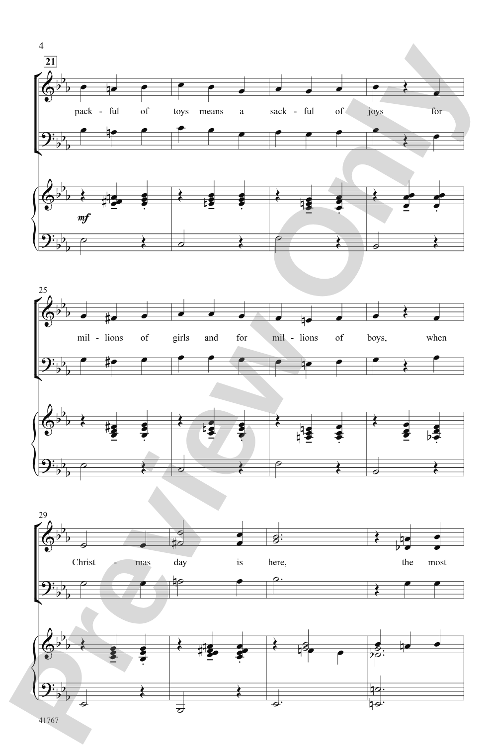 Cartoon Christmas: SAB Choral Octavo