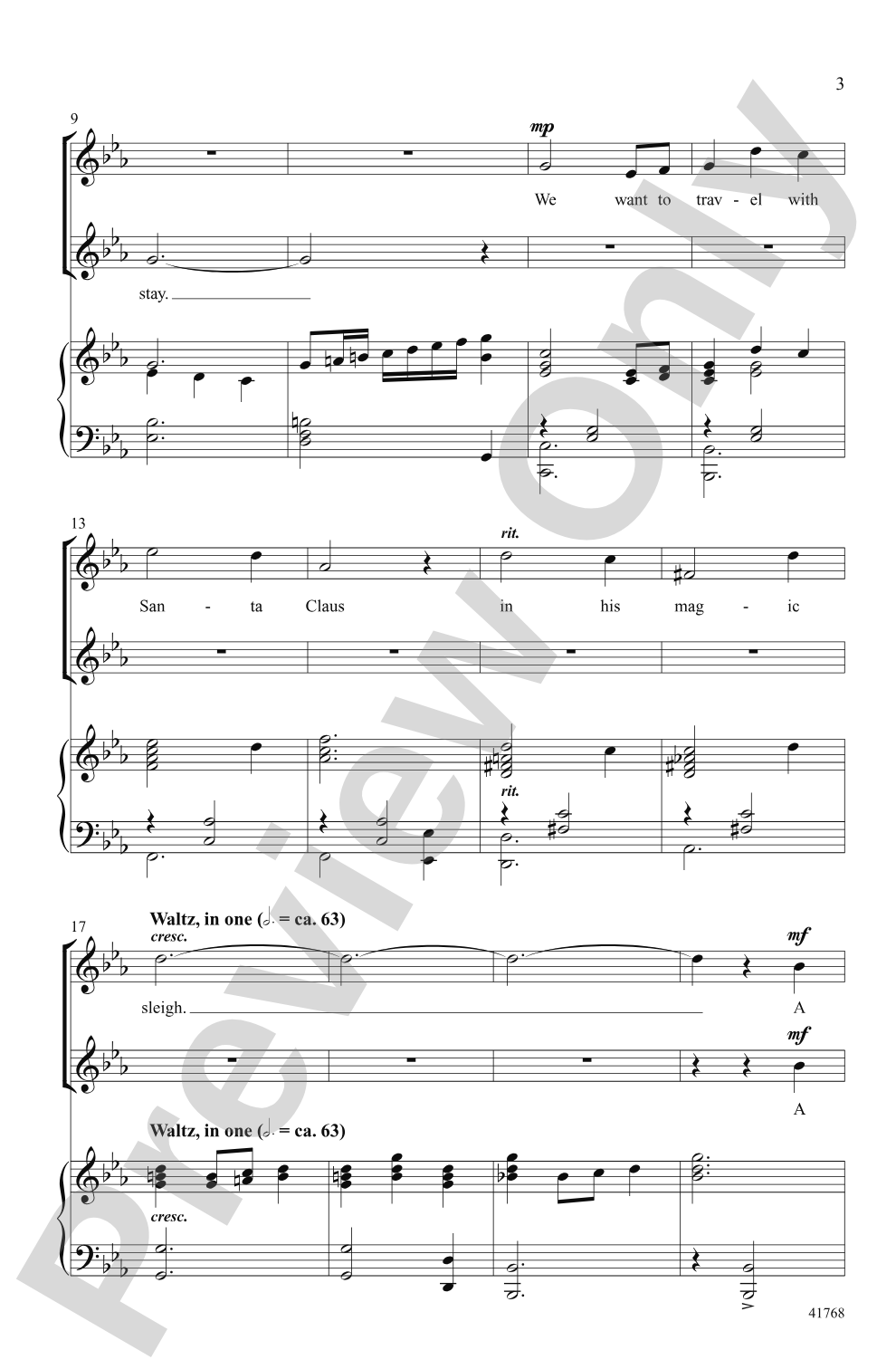 Cartoon Christmas: 2-Part Choral Octavo