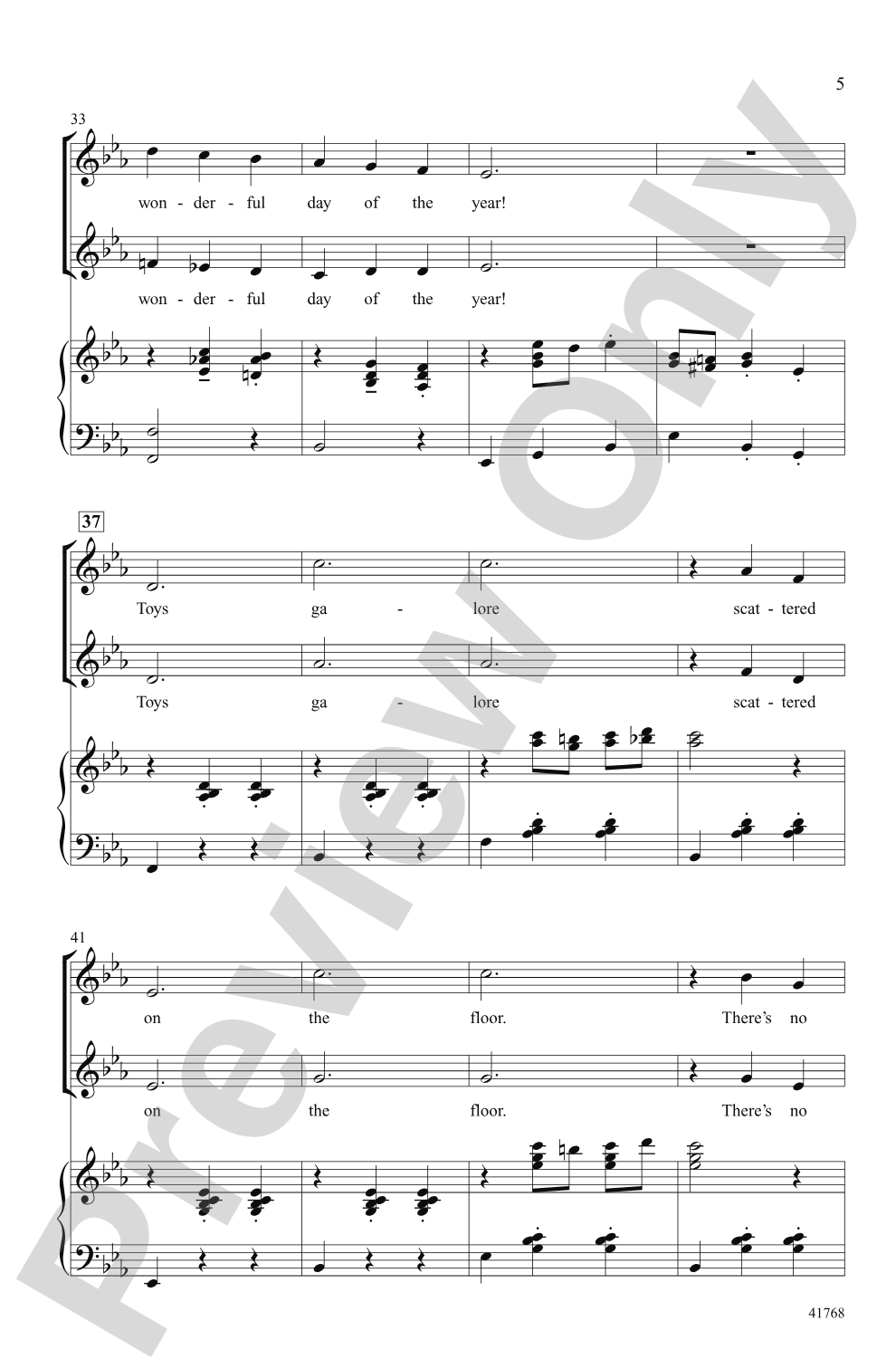 Cartoon Christmas: 2-Part Choral Octavo