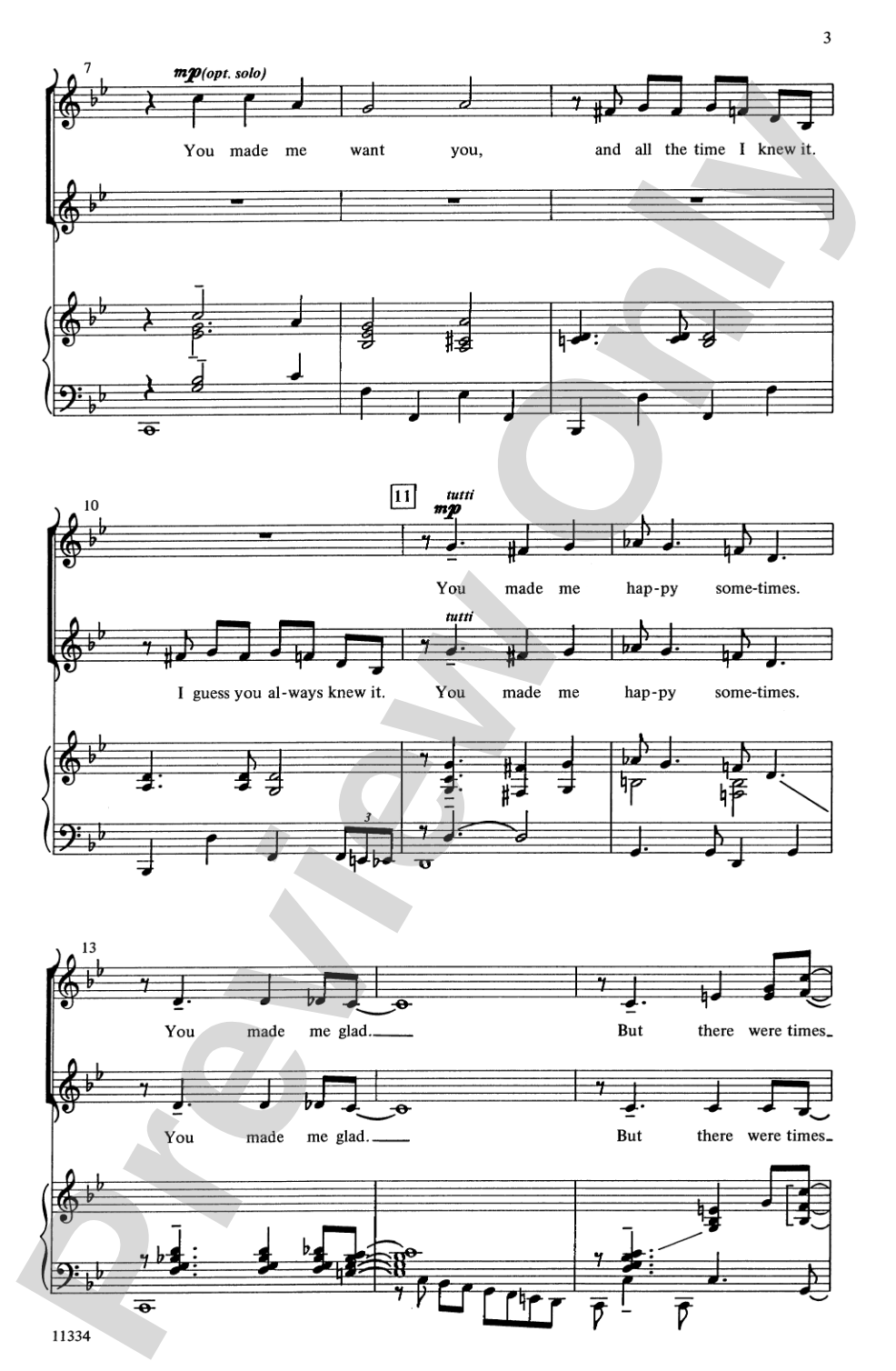 You Made Me Love You: SSA Choral Octavo