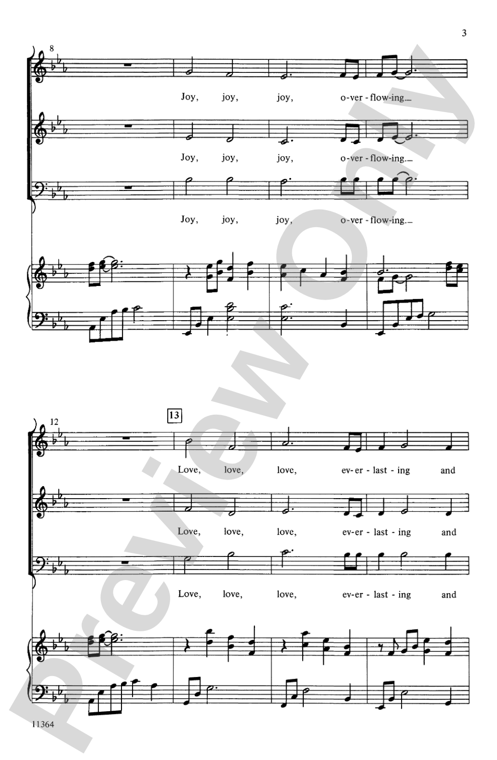 Our Gift for You: 3-Part Mixed (with Opt. Sign Language) Choral Octavo