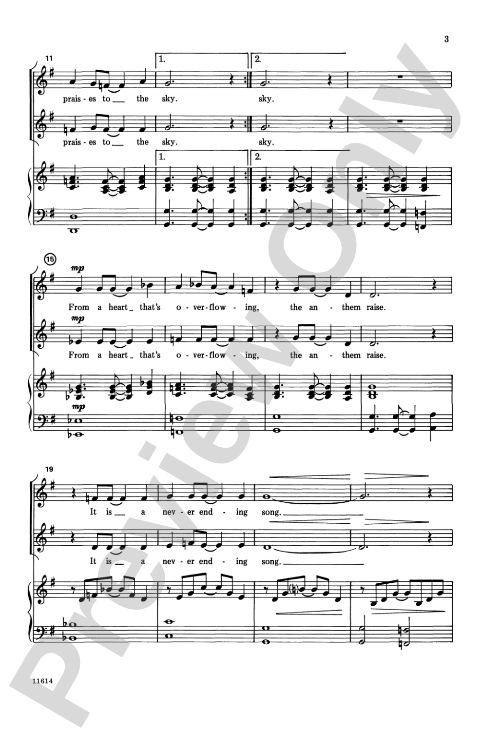 Glorificamus Te: 2-Part Choral Octavo