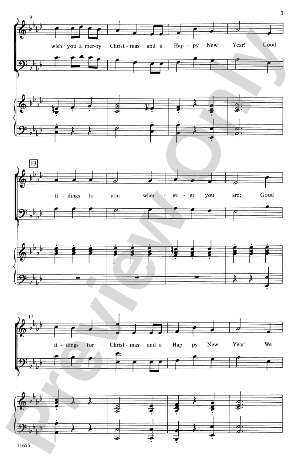 A Christmas Serenade: Unison/2-Part/SAB/SATB Choral Octavo