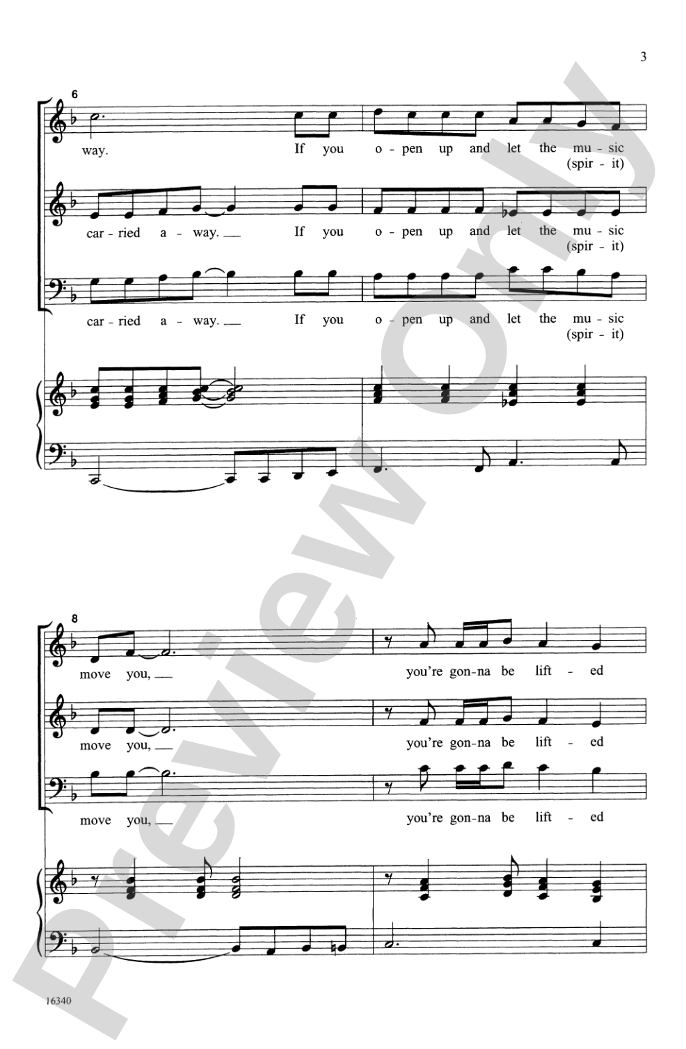 You're Gonna Be Lifted Up!: 3-Part Mixed, etc. Choral Octavo