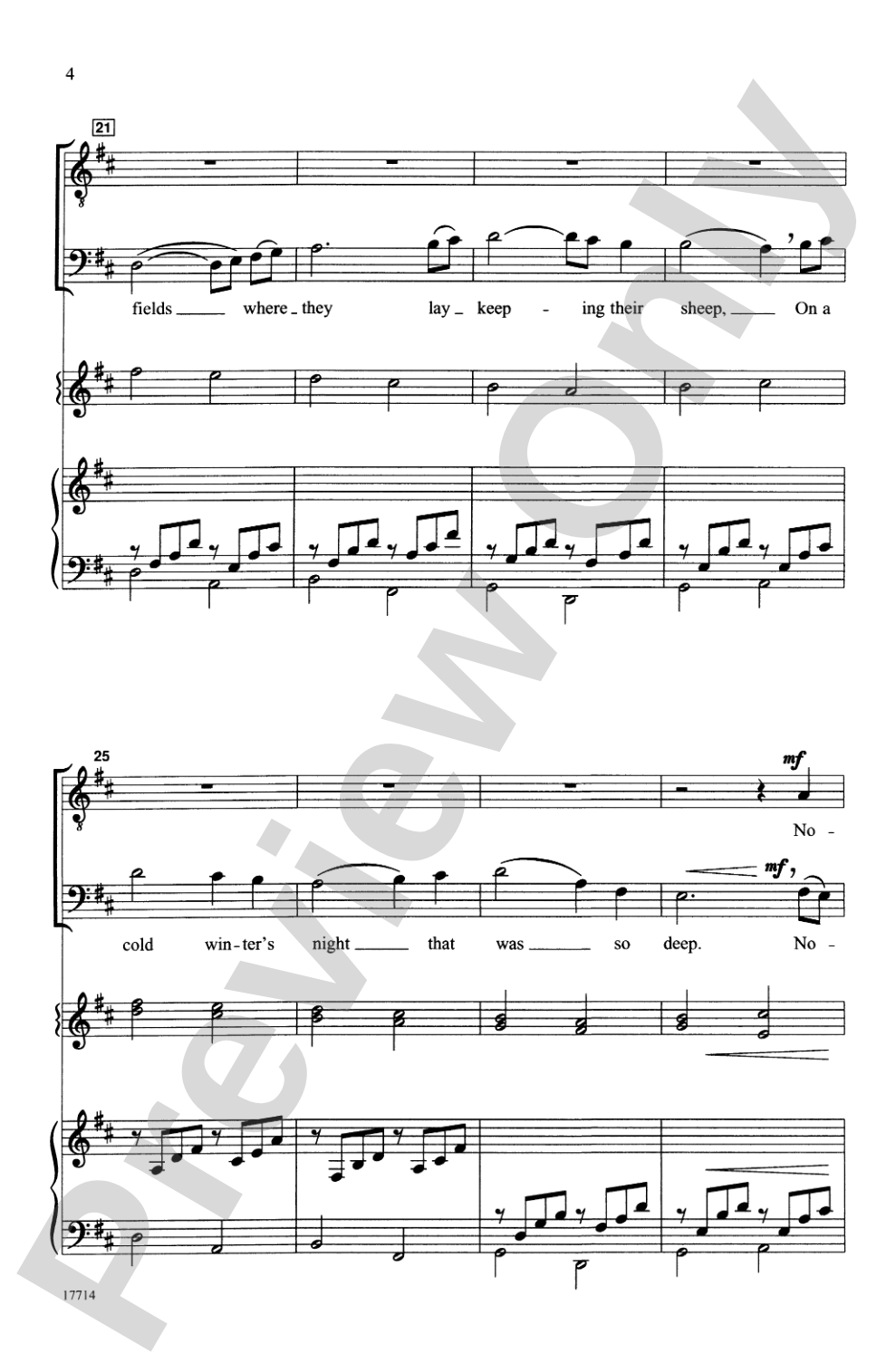 The First Noel / Pachelbel's Canon: TBB Choral Octavo