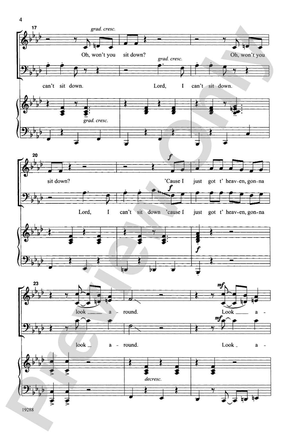 Sit Down!: 3-Part Mixed Choral Octavo