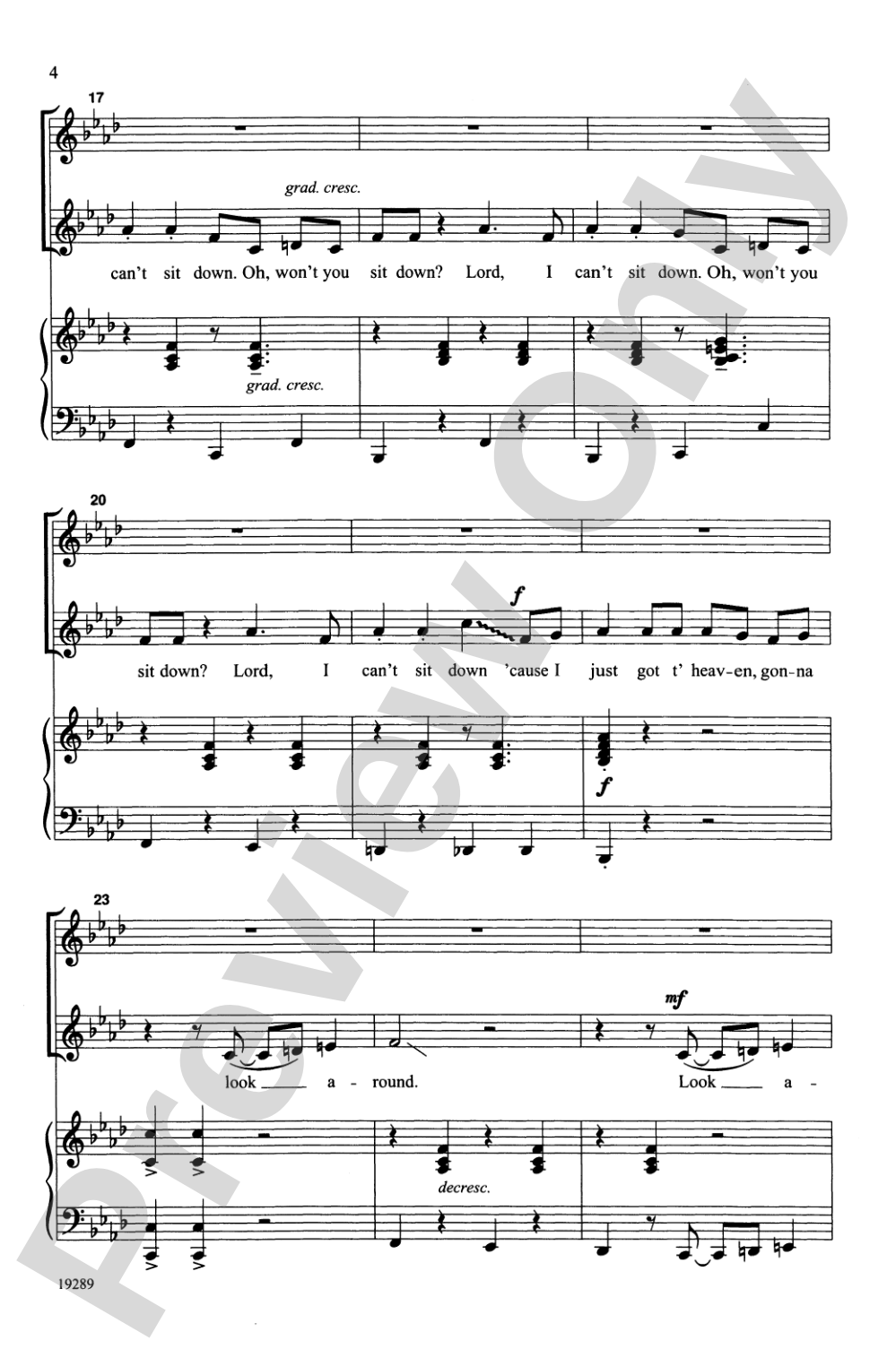 Sit Down!: 2-Part Choral Octavo