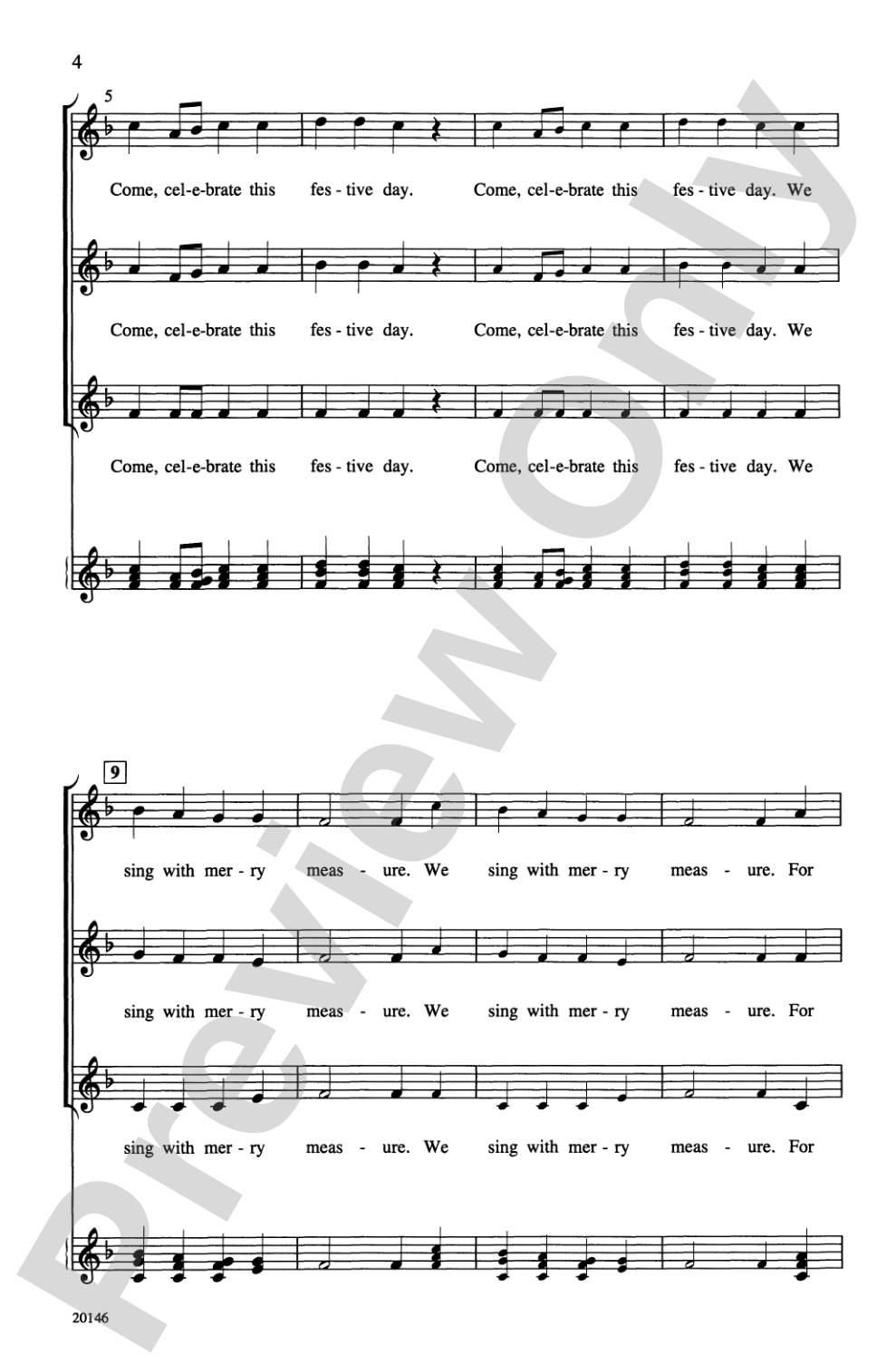 Three New Madrigals: SSA, <I>a cappella</I> Choral Octavo