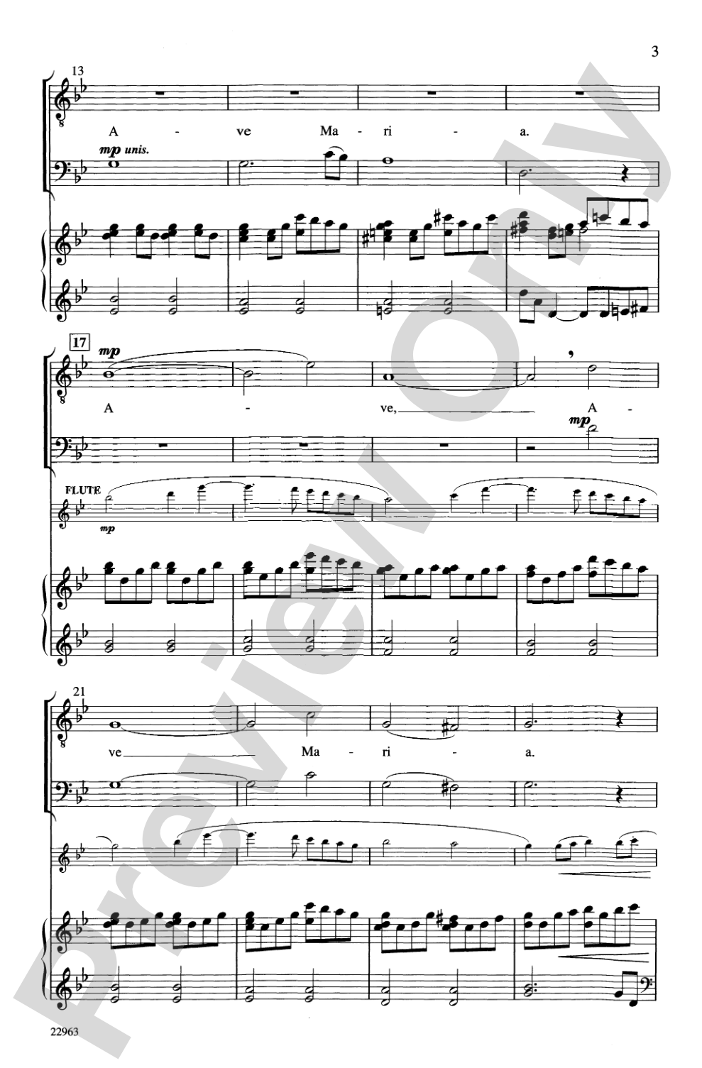 Ave Maria: TTBB Choral Octavo