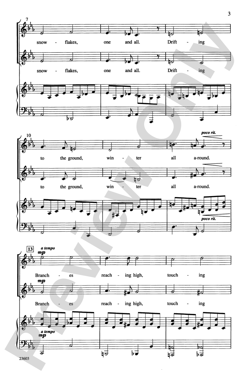 December's Keep: 2-Part Choral Octavo