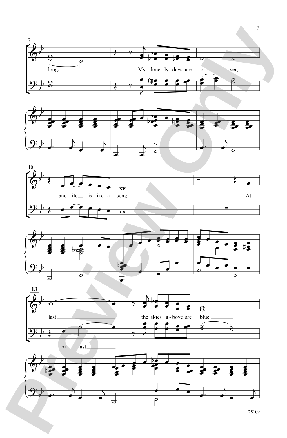 At Last: SATB Choral Octavo