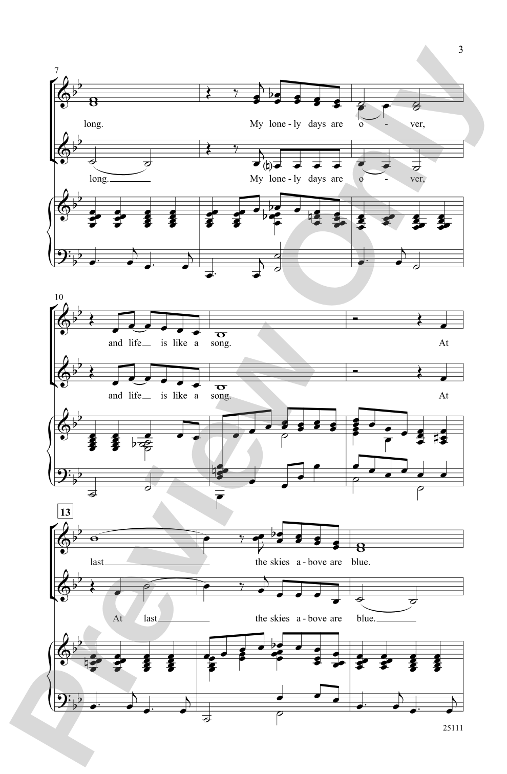 At Last: SSA Choral Octavo