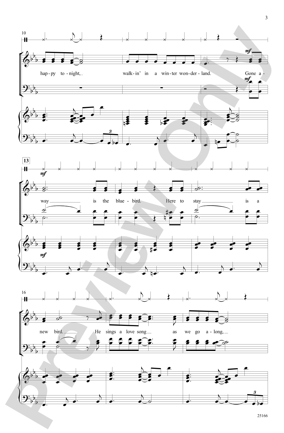 Winter Wonderland: SATB Choral Octavo