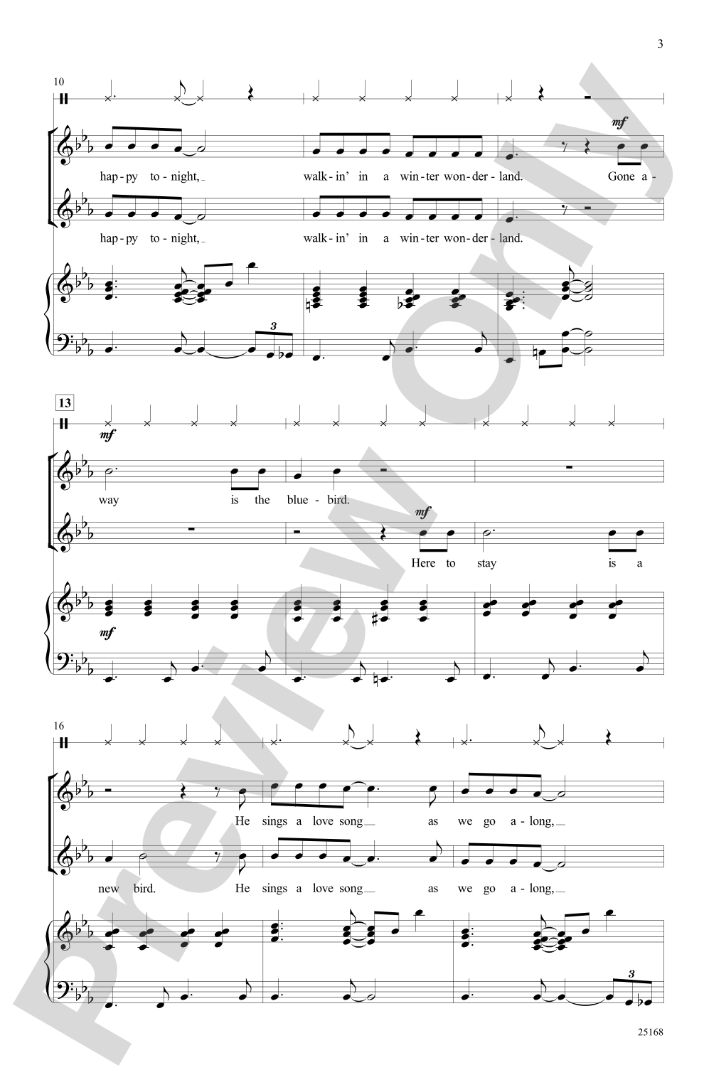 Winter Wonderland: 2-Part Choral Octavo