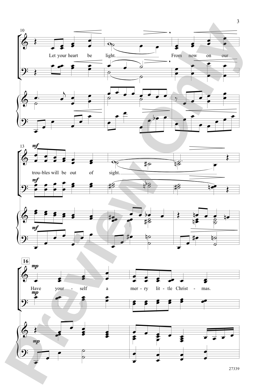 Have Yourself a Merry Little Christmas: SATB Choral Octavo